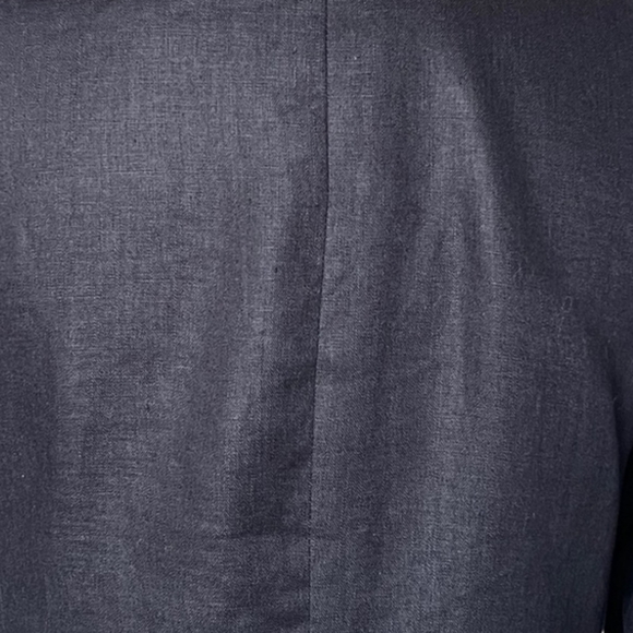 Black 100% Linen Blazer Jacket From BCBG of Paris - Picture 7 of 9